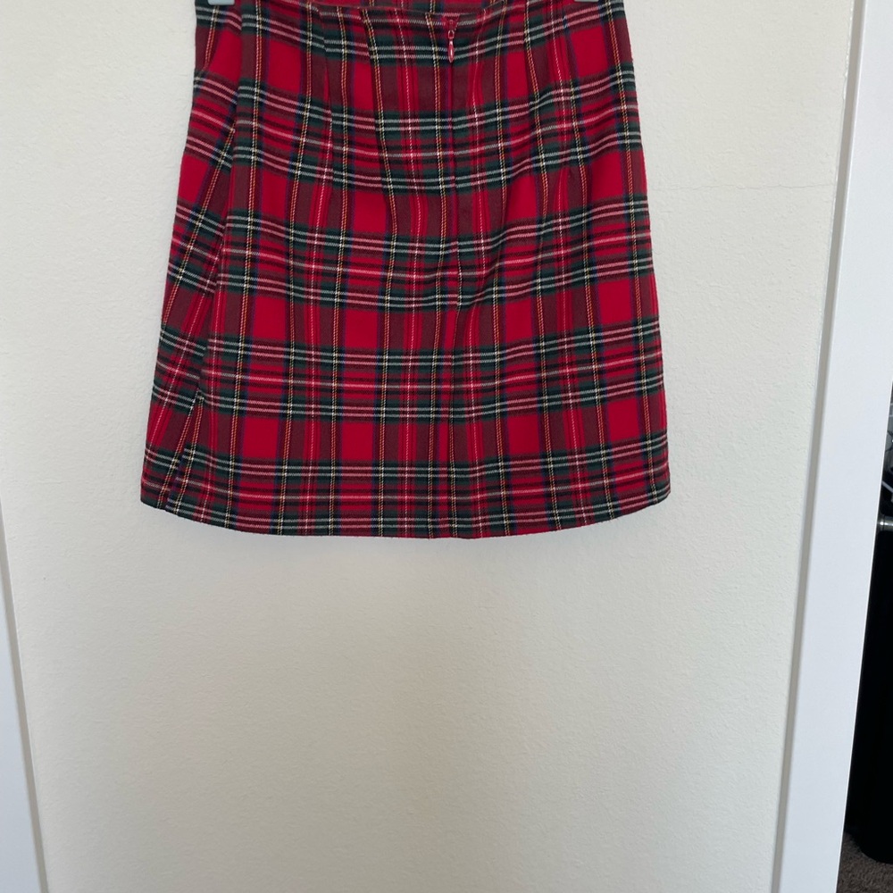 Red plaid miniskirt by John Galt for Pac Sun, Size S.